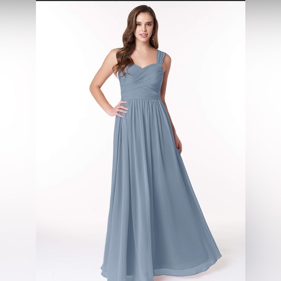 Bill Levkoff Dresses & Skirts - Bill Levkoff Dusty Blue Maxi Dress